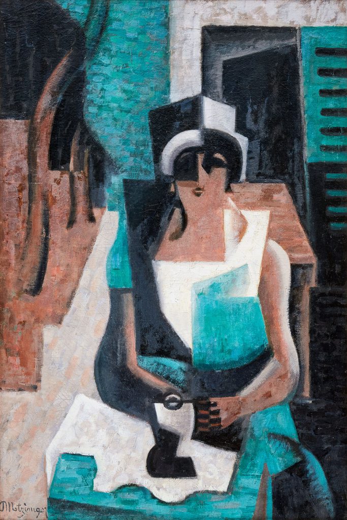 Femme au café by Jean Metzinger