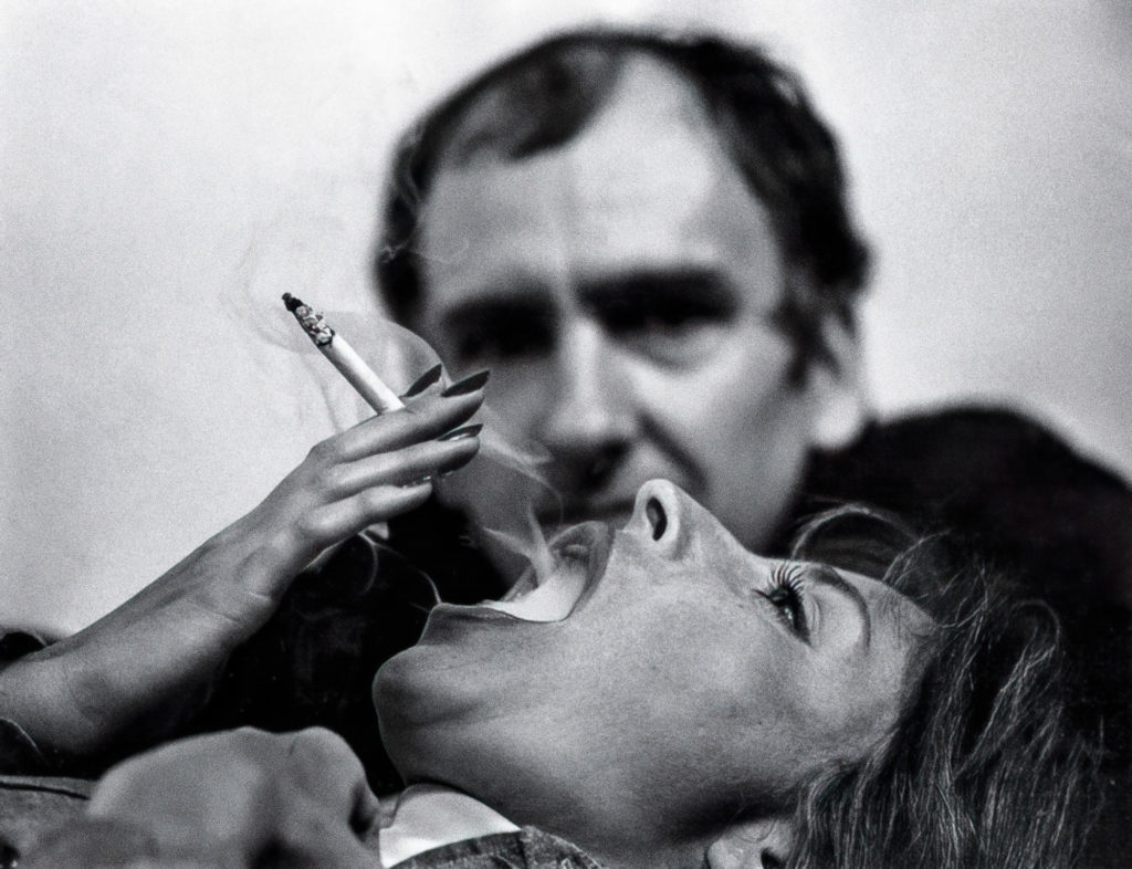 Tom Wesselmann with screenwriter Danièle Thompson, circa 1967 © Sara Cedar Miller.