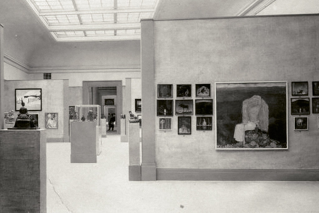 ”The Swedish Exhibition”, 1916 i Brooklyn Art Museum.