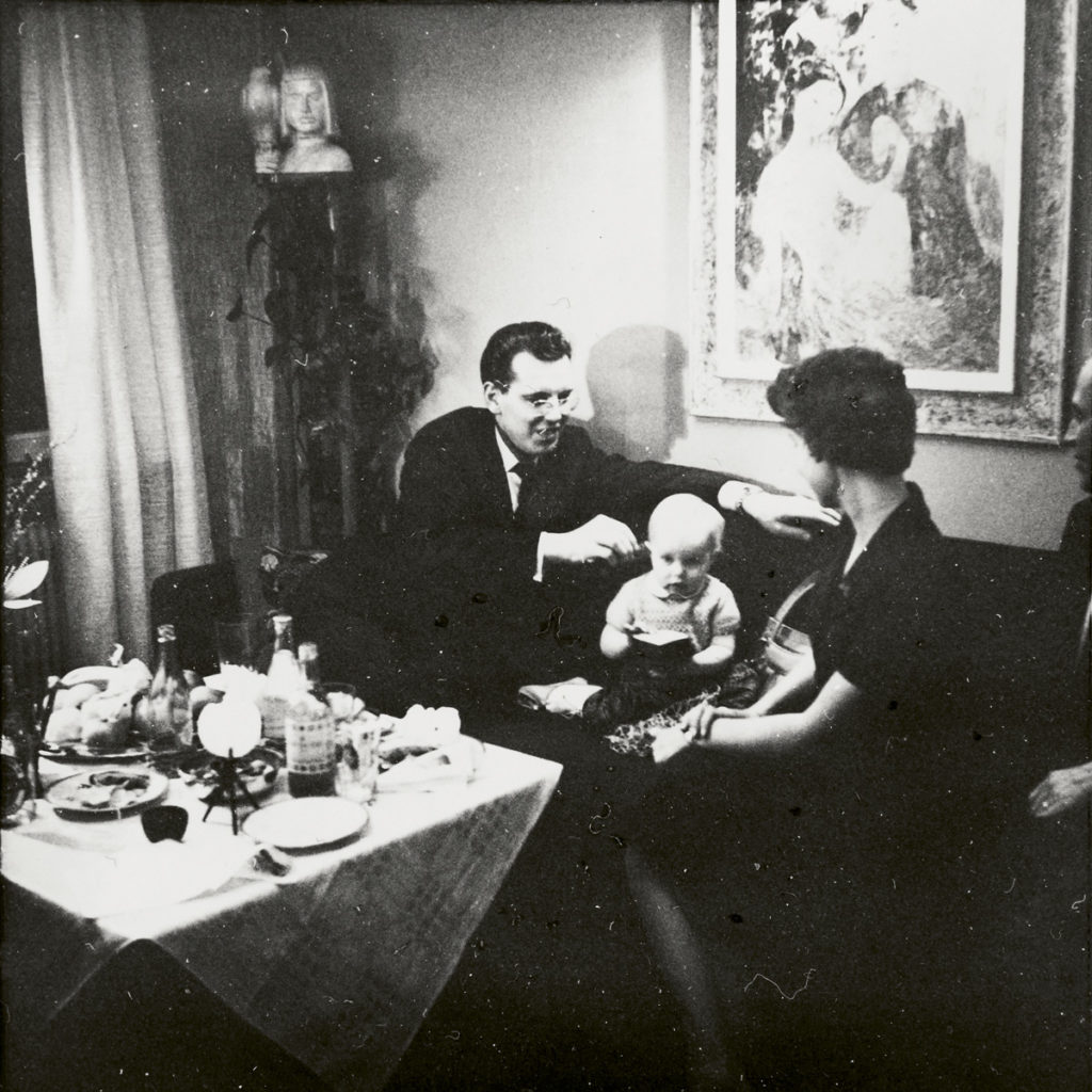 The painting by Vũ Cao Đàm hanging in the family home of the present owner in the early 1960s.